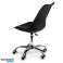 Chaise de bureau pivotante avec coussin PC-009 NOIR photo 4