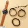 Άνδρες&amp;#039; S Quartz ρολόι &amp; 3τμχ βραχιόλια σετ WRISTADORN εικόνα 2