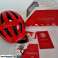 Cycling helmets of FC Bayern Munich.Colors: red, black, white (2 models) image 2