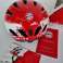 Cycling helmets of FC Bayern Munich.Colors: red, black, white (2 models) image 3