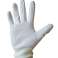 Білі та сірі робочі рукавички S,L,XL,XXL зображення 3