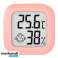 AG355C THERMOMETER ROOM HYGROMETER PINK image 1