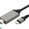 ADAPTADOR HD41 MHL USB C A HDMI 4K fotografía 1