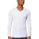 White Code long sleeve t-shirts with v-neck for men and women image 4