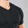 Біло-чорні футболки Code з круглою горловиною та V-подібним вирізом для чоловіків та жінок зображення 3