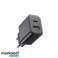 Joyroom Travel Charger U C  PD 20W with Type C to Type C Cable  1m  Bl image 1
