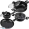 Pot Pans Set - 7 Pieces - A Ware - New - Aluminum - Kitchen image 1