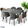 Polipropilenski stol Rattan 90x90x75cm polipropilen slika 4