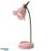 Galda lampa, LED galda lampa guļamistabai, ziedu formas lasīšanas lampa, acu aizsardzība un tālruņa turētājs attēls 1