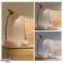 Desk Lamp, LED Desk Lamp for Bedroom, Flower Shape Reading Lamp, Eye Protection and Phone Holder image 2