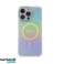Capa traseira Guess iPhone 15 Pro Magsafe iridescente - Turquesa J-TOO foto 3
