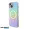 Guess iPhone 15 Plus &amp; iPhone 14 Plus Back cover case - Magsafe iridescent - Turquoise J-TOO image 1