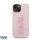 Карл Лагерфельд iPhone 15 Plus и iPhone 14 Plus Задняя крышка 3D блестящий логотип чехол - Розовый J-TOO изображение 2