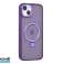 "iPhone 15" ir "14 Plus" galinis dangtelis "Magsafe" dėklas – violetinis J-TOO nuotrauka 1