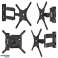 Full Motion TV Wall Mount for 32&quot; 55&quot; up to 35 kg ONKRON M4 Black image 5