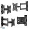 ONKRON M4S Full Motion TV Wall Mount for 17&quot; 43&quot; up to 35 kg Black image 1