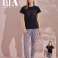 Expand your sleepwear collection with women's short-sleeved pajamas in high quality and a plethora of color variations. image 4