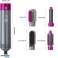 NEW 2024 5in1 Hair Curler Rotating Hair Dryer Straightener Comb Curling Brush 5 Interchangeable Barrels, 3 Adjustable Modes, 30S Heating image 2