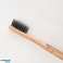 Bamboo toothbrush with soft bristle beautiful ornament handle for adults image 1