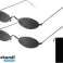 Маленькие овальные солнцезащитные очки для женщин и мужчин Ретро Хиппи Металлическая оправа изображение 1