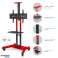Mobile TV Stand 40&quot; 70&quot; up to 45 kg ONKRON TS1551 Red image 3