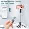 Selfie Stick, 106 cm Bluetooth Selfie Stick-statief met draadloze afstandsbediening Stabiel statief met LED-licht foto 4
