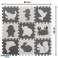 Pädagogisches Schaumstoffmatten-Puzzle schwarz 85 x 85 x 1 cm 9-teilig Bild 2