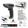 Handheld Scanner Automatic Wi-Fi Wireless Bluetooth Laser Barcode Reader - Handheld Laser USB Barcode Reader, 1D Barcode Scanner Black image 5