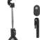 Trépied Selfie Stick Bluetooth sans fil, perche à selfie extensible en alliage d’aluminium et trépied de rotation à 360 °, compatible avec iPhone et Android Smar photo 5
