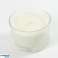White nature wax scented candles - mix of three scents image 1