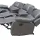 Happy Home Home-Cinema 3-seater upholstered set grey in &quot;cinema design&quot; image 3