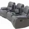 Happy Home Home-Cinema 3-seater upholstered set grey in &quot;cinema design&quot; image 4
