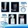ionic shower head water saving with shower filter with extra refill - eco shower head filter with 4 different minerals - water saving shower head image 5