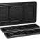 Horeca gedekte tafel 120 cm 2 banken banketset - zwart foto 2