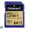 SDXC 64GB κυψέλη Intenso Premium CL10 UHS I εικόνα 1