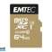Emtec MicroSDXC 64GB SpeedIN CL10 95MB / s FullHD 4K UltraHD bilde 4