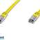 Cable de red Logilink CAT 5e Cable de conexión U/UTP CP1057U 2 m amarillo fotografía 1