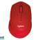 Myš Logitech M330 Silent Plus Mouse červená 910 004911 fotka 1