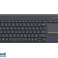 Billentyűzet Logitech Wireless Keyboard K400 Plus Fekete DE elrendezés 920 007127 kép 3
