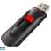 SanDisk Cruzer Glide 32GB USB 2.0 Kapacitet Schwarz - Rot USB-Stick SDCZ60-032G-B35 bild 1