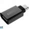 EMTEC T600 USB Type-C - USB-A 3.1-adapter (sølv) billede 1