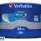 Verbatim BD-R 25 GB / 1-6x Cakebox (50 disc) DataLife White Blue Surface 43838 fotografia 1