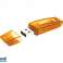USB FlashDrive 128GB EMTEC C410 lizdinė plokštelė (oranžinė) nuotrauka 1