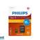 Philips MicroSDHC 16GB CL10 80mb / s UHS-I + Προσαρμογέας λιανικής εικόνα 1