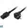 LogiLink сетевой шнур, защитный контакт вилки кабеля питания IEC (M) CP090 изображение 1
