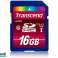 Transcend SD Card 16GB SDHC UHS I 600x TS16GSDHC10U1 Bild 1
