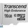 Transcend MicroSD/SDHC kortelė 16GB Aukštos ištvermės klasė10 TS16GUSDHC10V nuotrauka 1