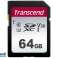Transcend SD Card 64GB SDXC SDC300S 95 / 45MB / s TS64GSDC300S foto 1