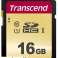 Transcend SD-kort 16 GB SDHC SDC500S 95/60 MB / s TS16GSDC500S bild 1