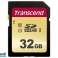 Transcend SD-kort 32 GB SDHC SDC500S 95/60 MB / s TS32GSDC500S bild 1